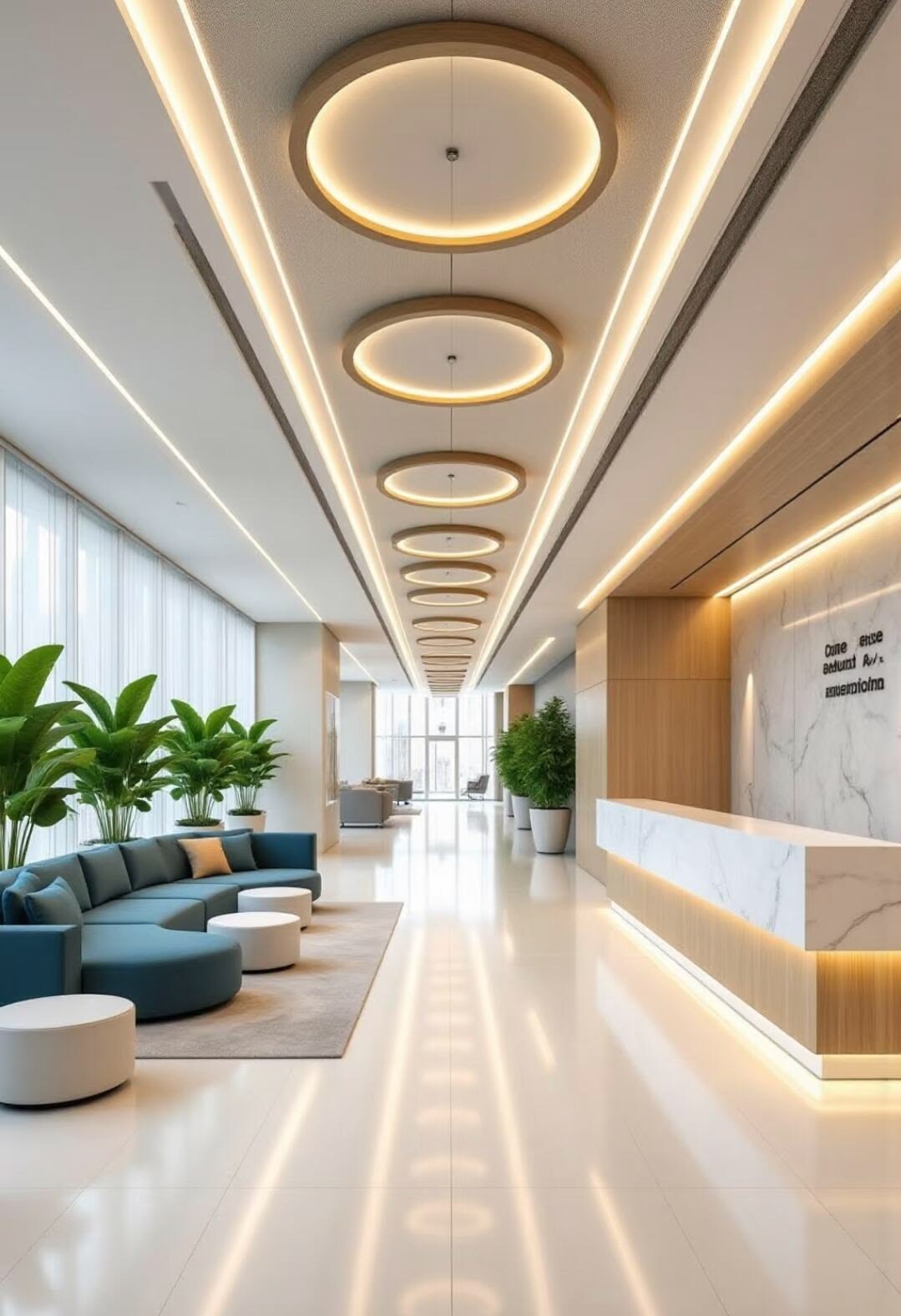 Boutique Hotel Suite with Bookmatched Marble & Cove Lighting #16